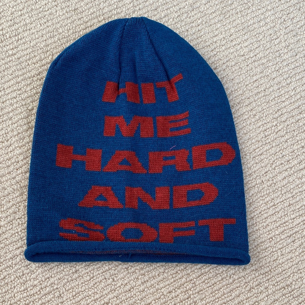 Billie Eilish Hit me Hard and Soft Blue Beanie - BRAND NEW
